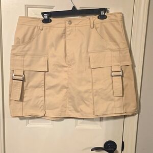 Khaki skirt